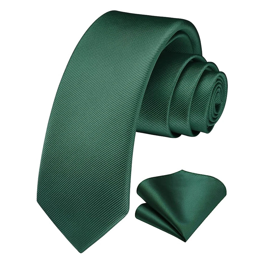 Slim Silk Tie & Pocket Square Set