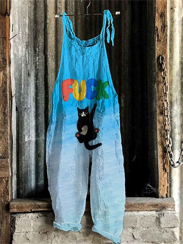Loose Adjustable Suspension Jumpsuit