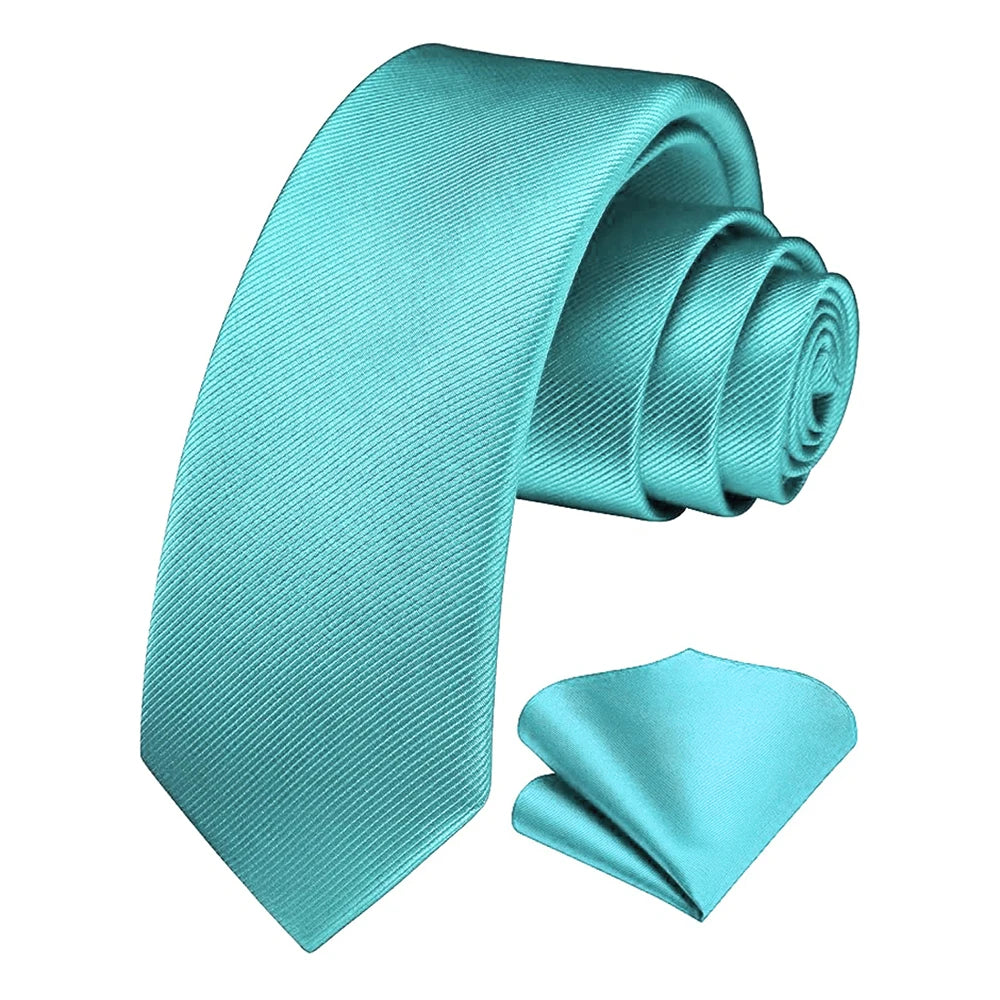 Slim Silk Tie & Pocket Square Set