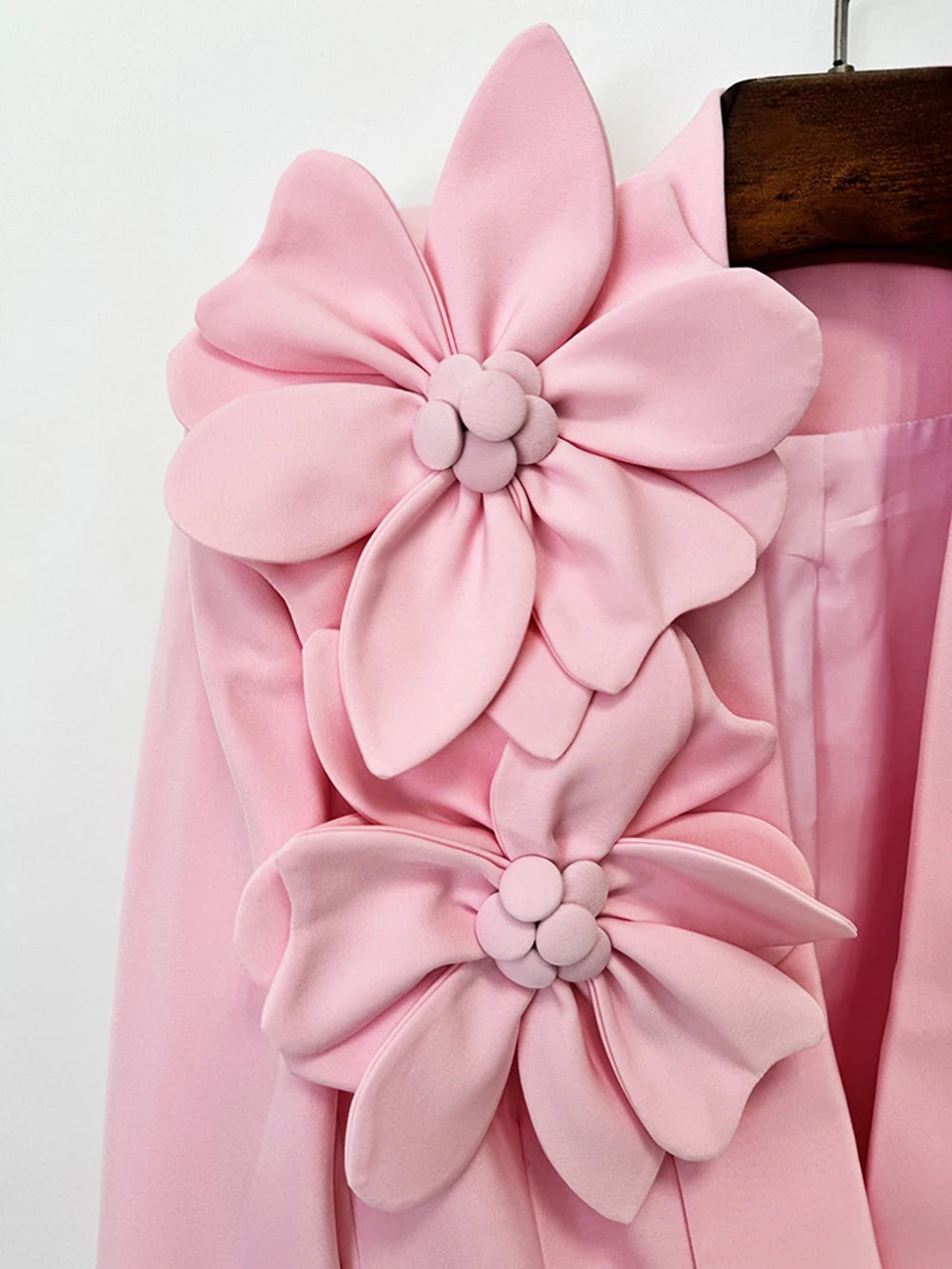 Women’s 3D Flower Blazer Pantsuit Set