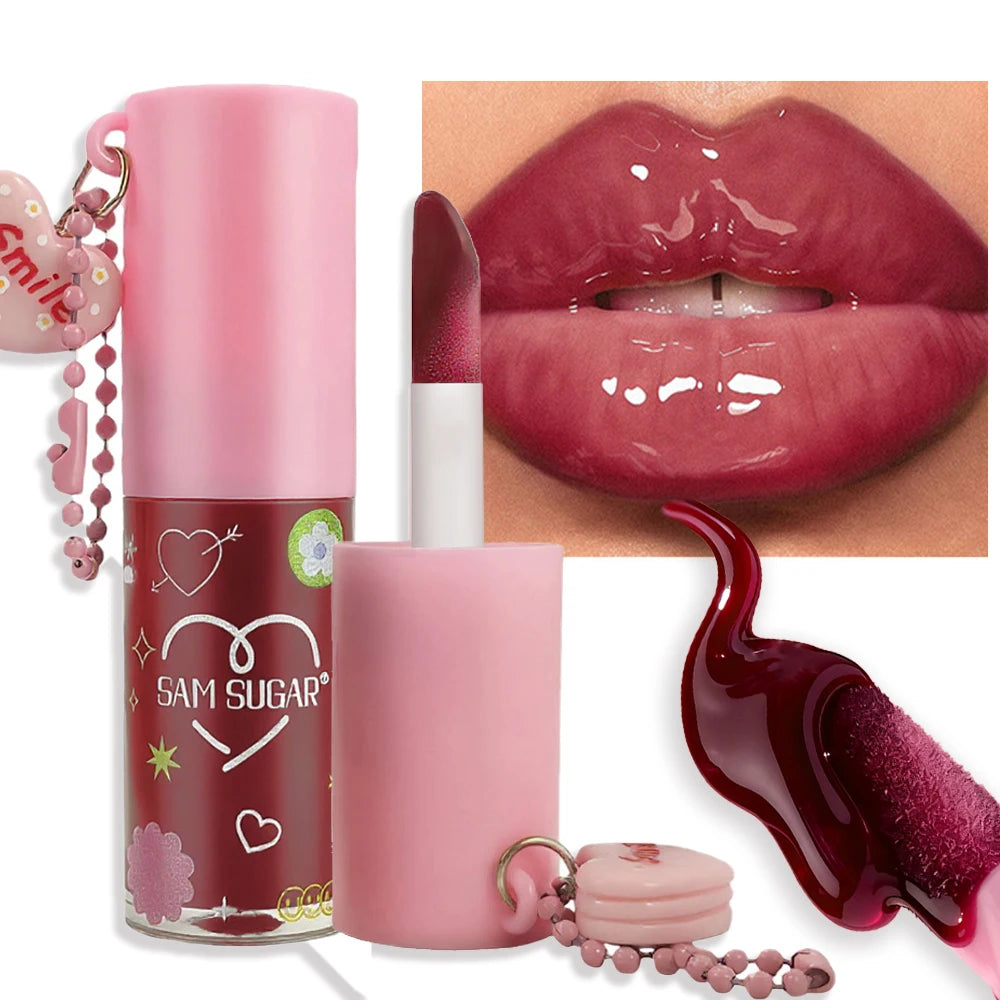 3 Colors Lips Butter Oil Moisturizing Mirror Shine Lip Gloss Long-Lasting Hydration for Soft Supple Lips Care Cosmetics Lip Tint