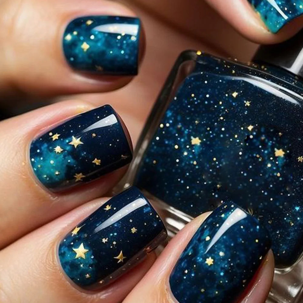 24pcs Press on Nails Flower Design
