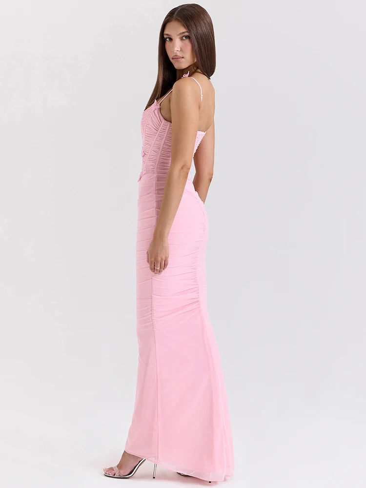 Spaghetti Strap Sexy Maxi Dress