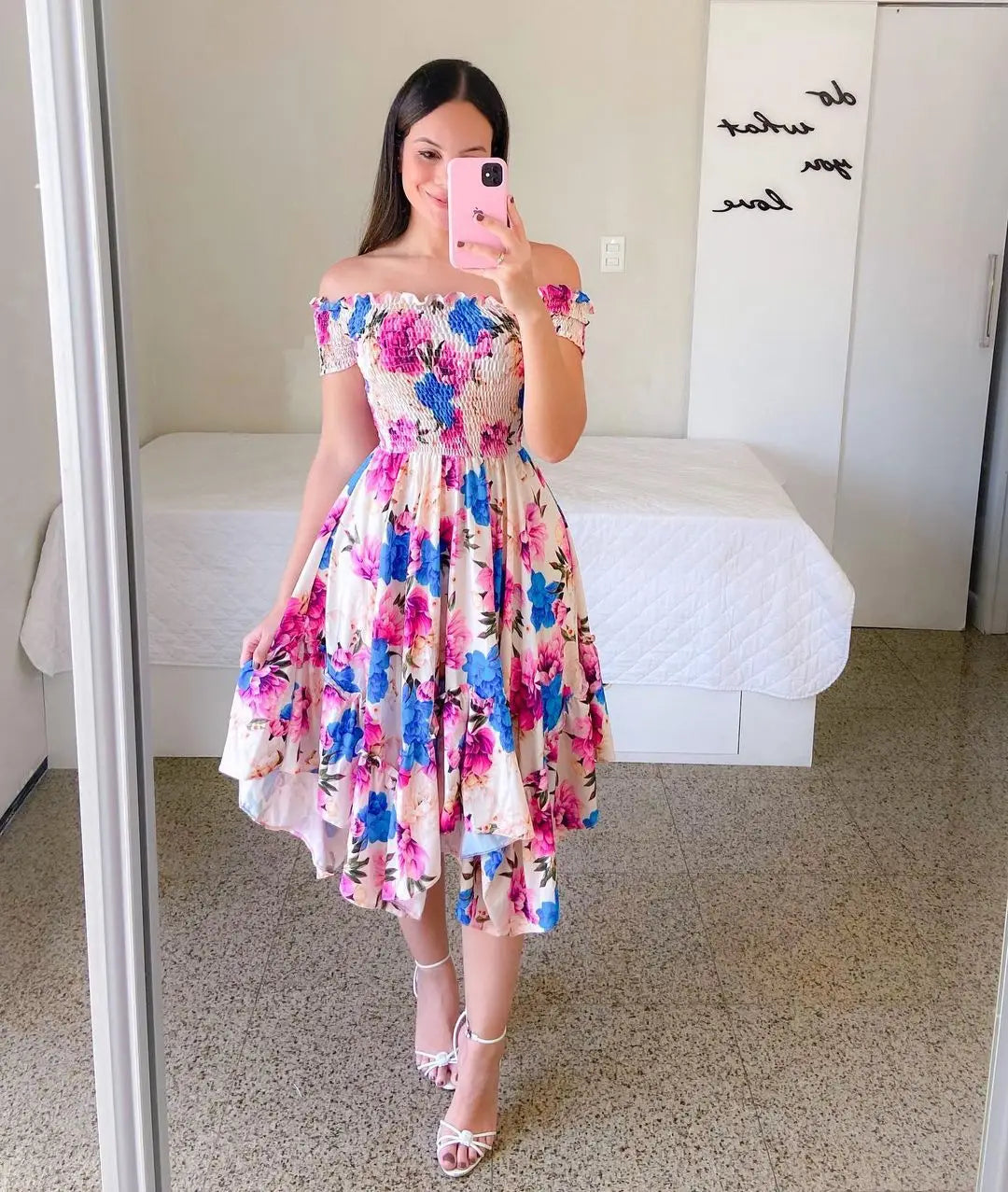 Boho Floral Summer Dress