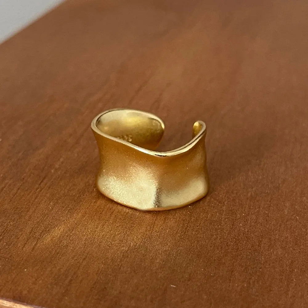 925 Sterling Silver Twisted Open Ring