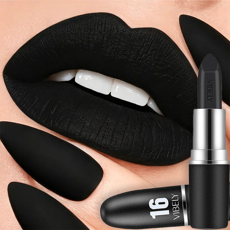 Frosted Velvet Matte Lipstick – 29 Bold Shades, Waterproof & Non‑Fading
