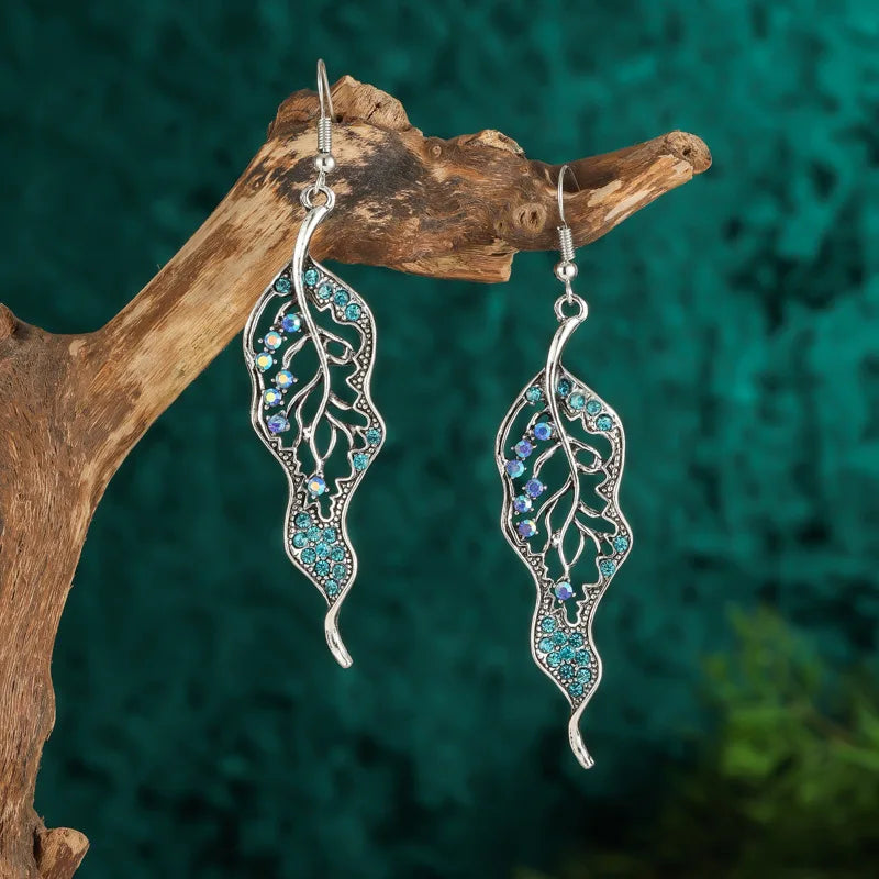New Bohemian Multicolor Rhinestone Crystal Earrings