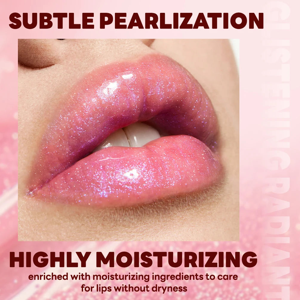 Glitter Lip Glaze Long Lasting Lip Gloss Waterproof Liquid Lipstick