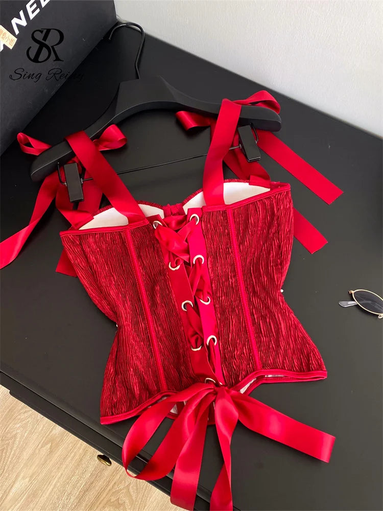 Luxury French Style Party Corset Top for Women | Elegant Bodycon