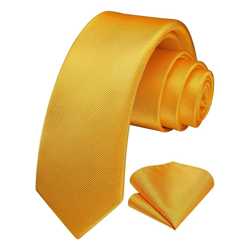 Slim Silk Tie & Pocket Square Set