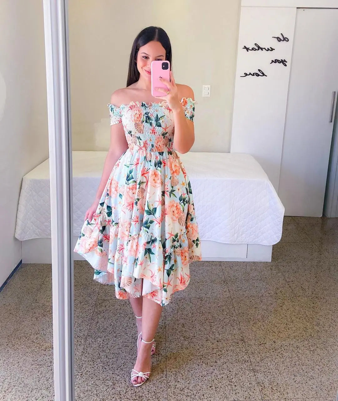 Boho Floral Summer Dress