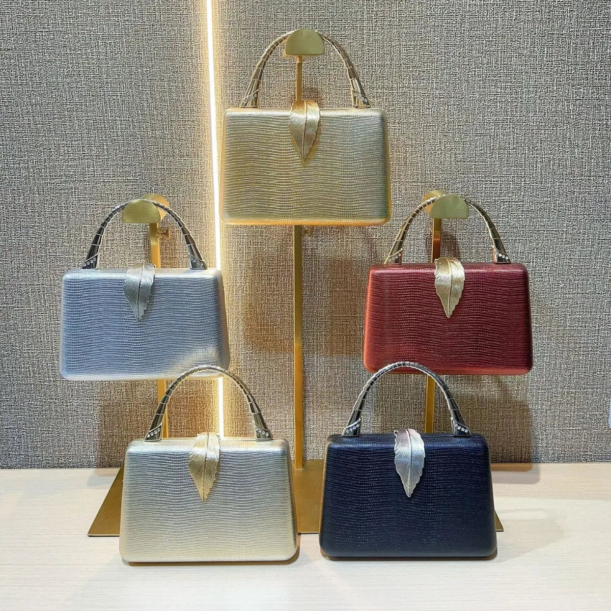 Fashion Box Purse Chain Shoulder Bag