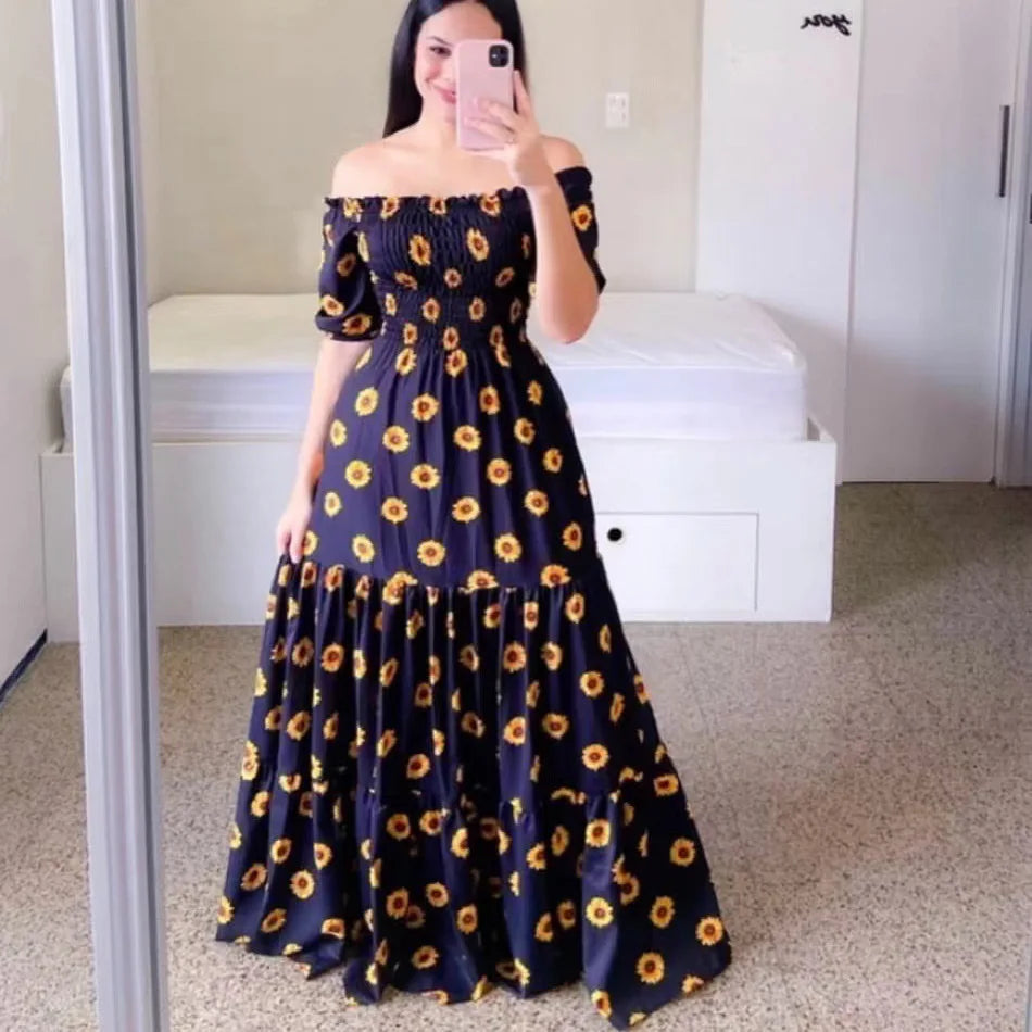 Boho Floral Summer Dress