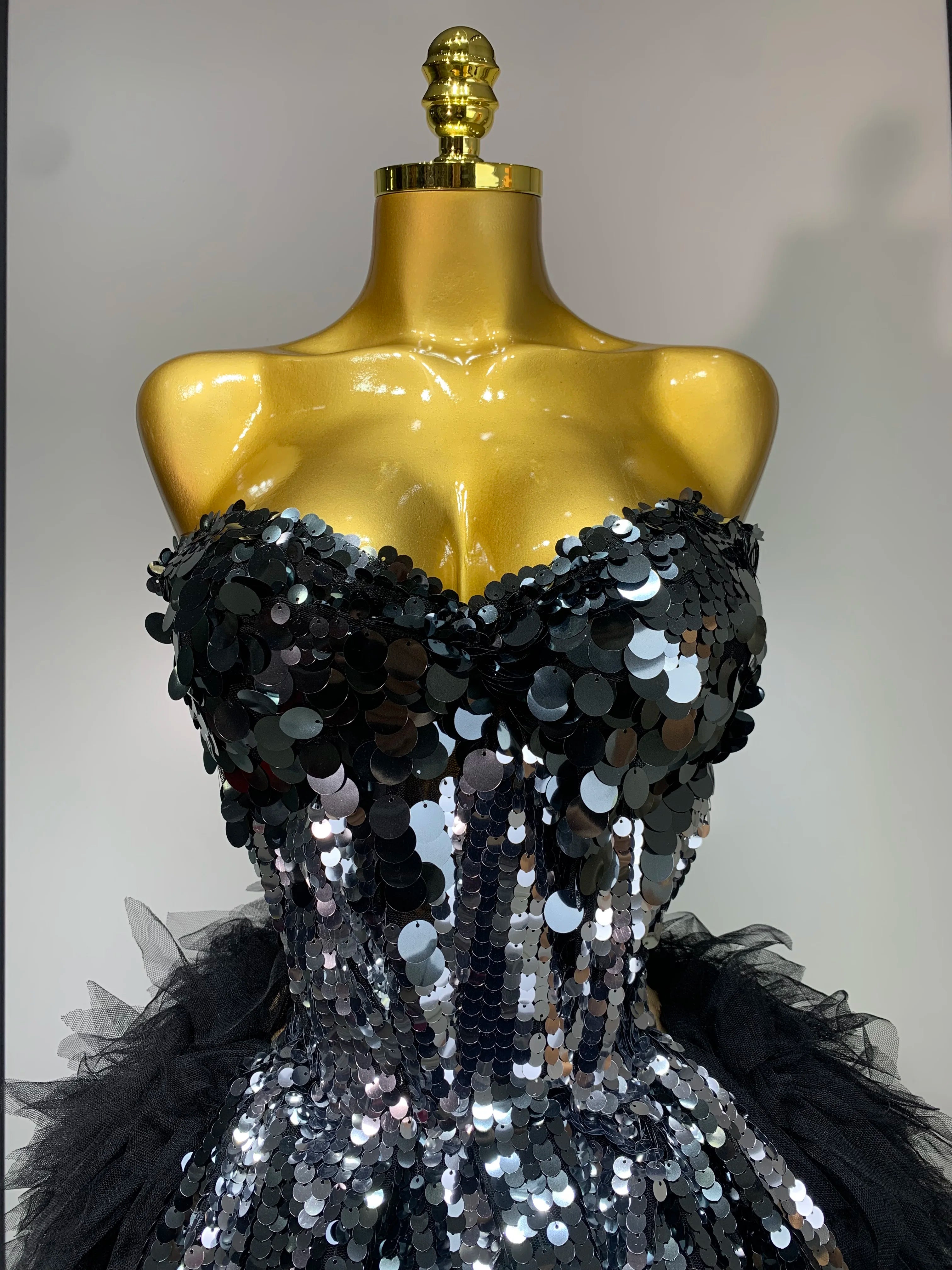 Sparkly Sequins Two Pieces Set