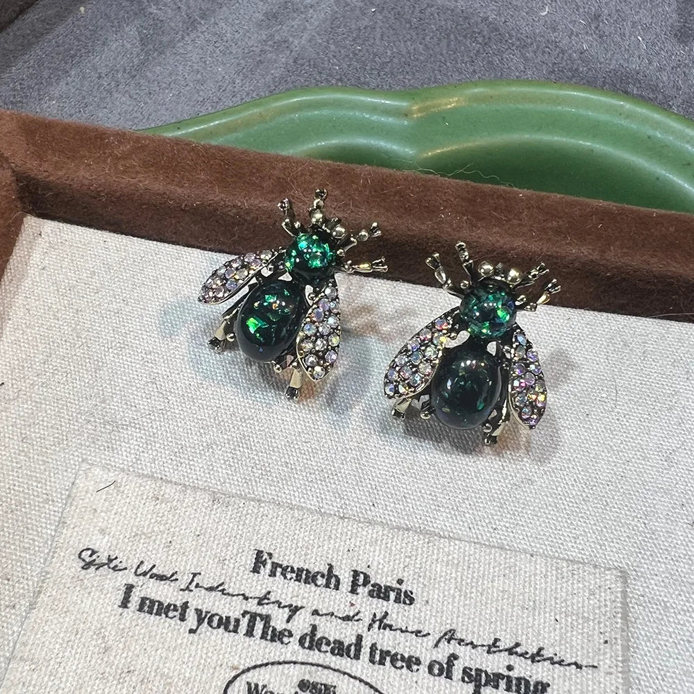 New Bee Turquoise Smart Animal Earrings