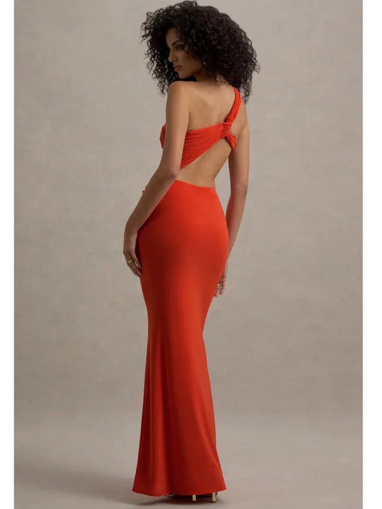 Elegant Single Piece Hollow Out Tight Dress