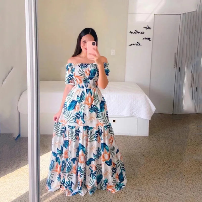 Boho Floral Summer Dress