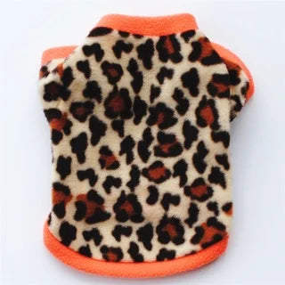 Warm Fleece Skull Dog Jacket – Cozy Camouflage Pullover for Stylish Pups