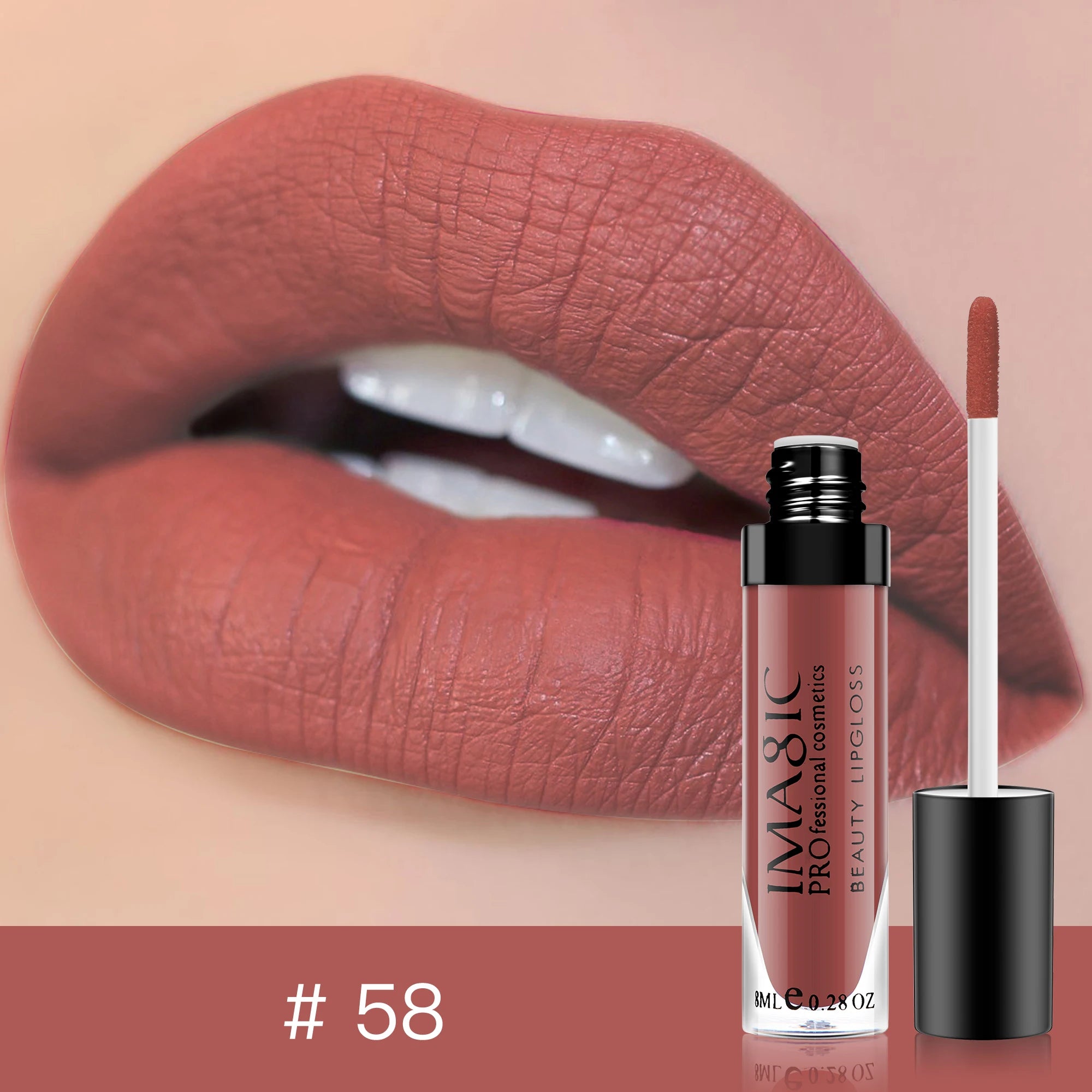 28-Color Sexy Matte Liquid Lipstick