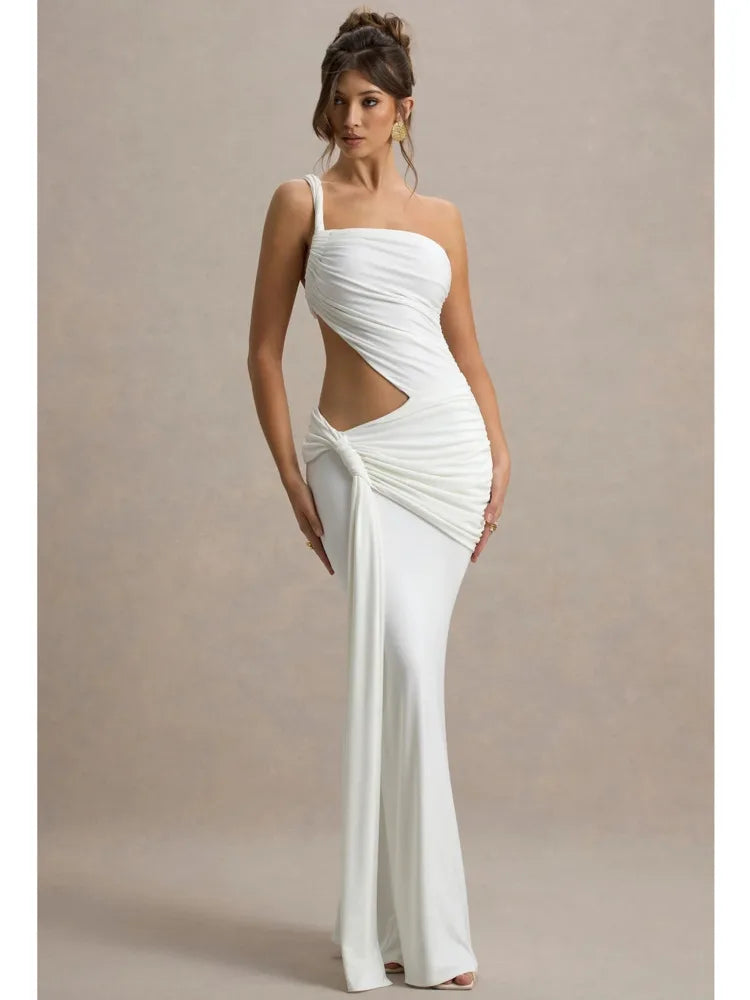 Elegant Single Piece Hollow Out Tight Dress