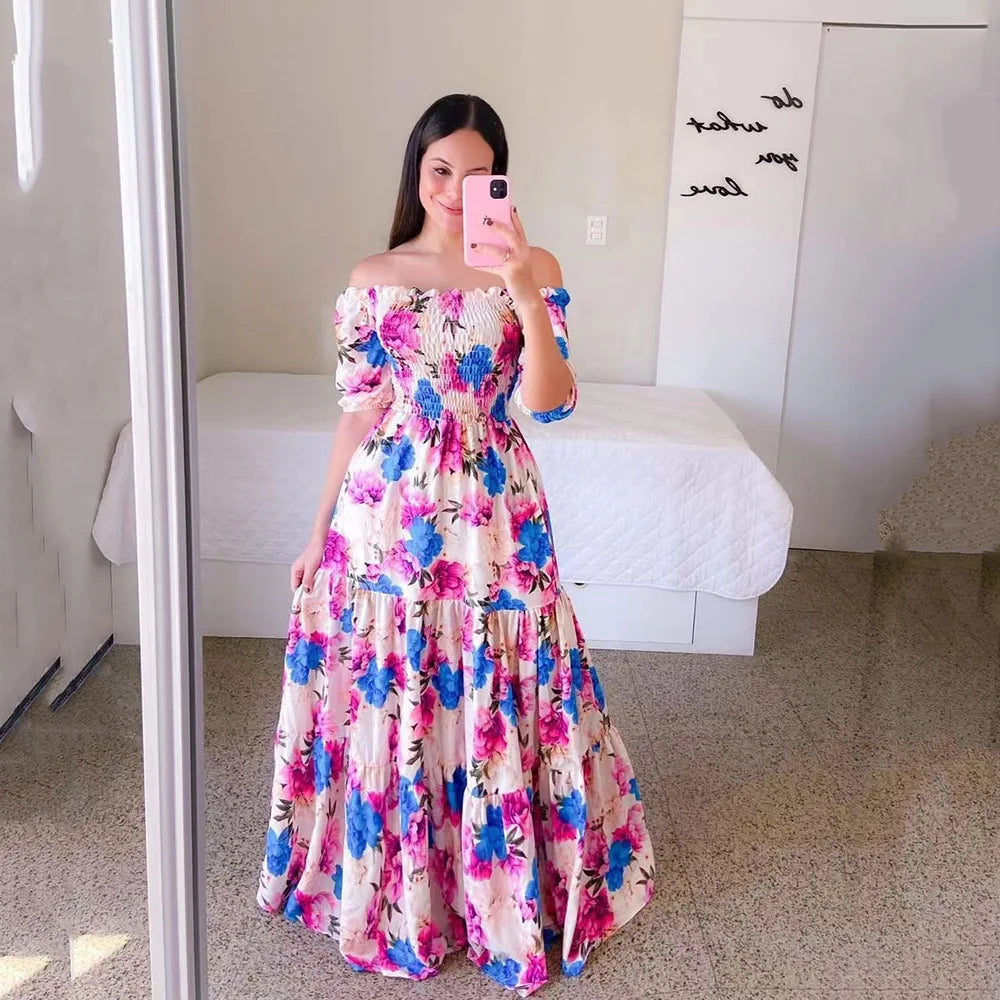 Boho Floral Summer Dress