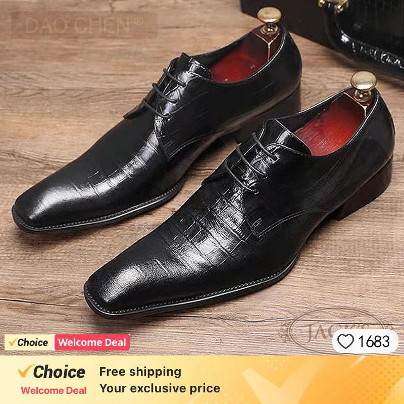 Summer Black Glossy Leather Dress Shoes for Men – Pointed Toe Business &amp; Wedding Oxfords