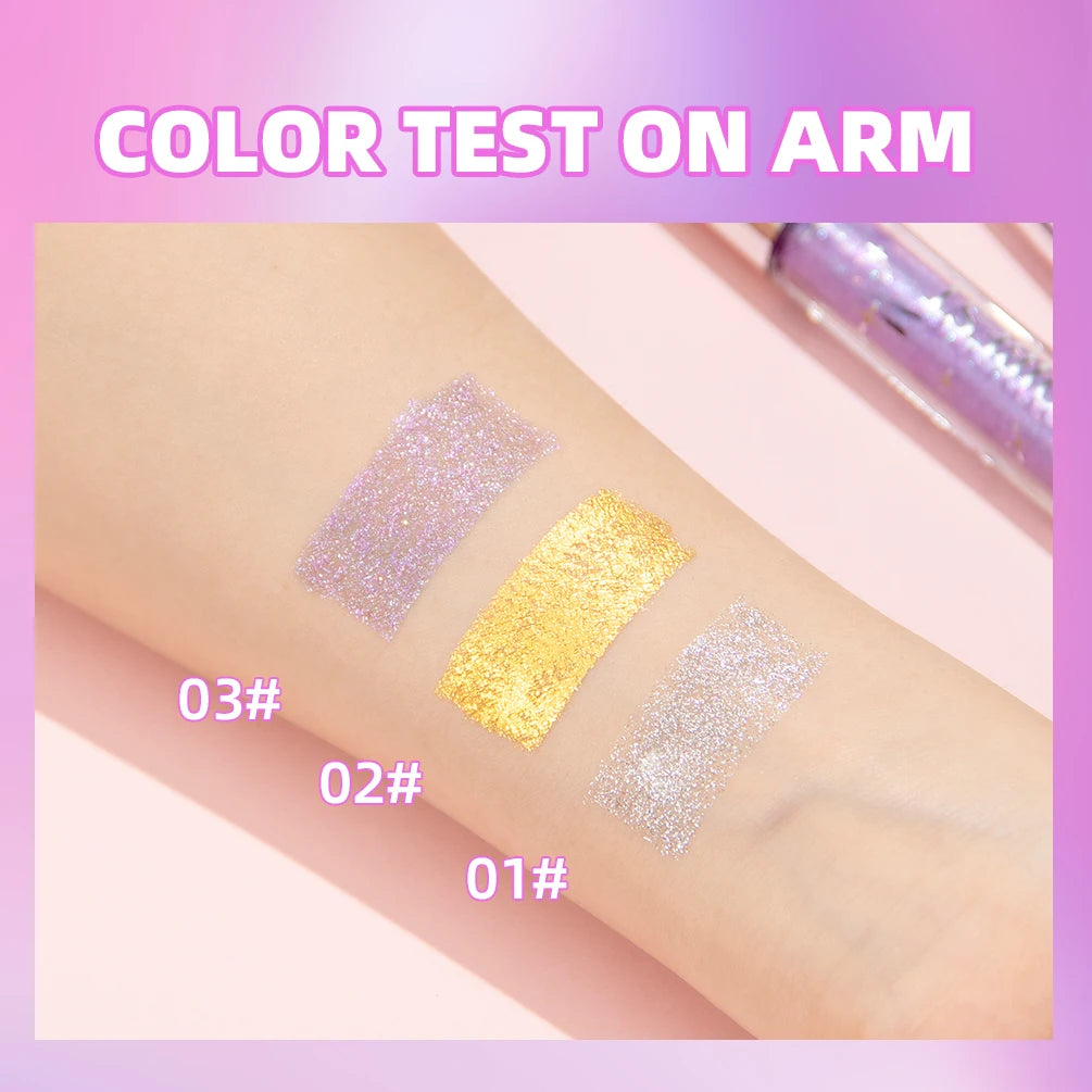 Glitter Mascara – 3 Dazzling Colors for Curled, Shiny, Long‑Lasting Lashes