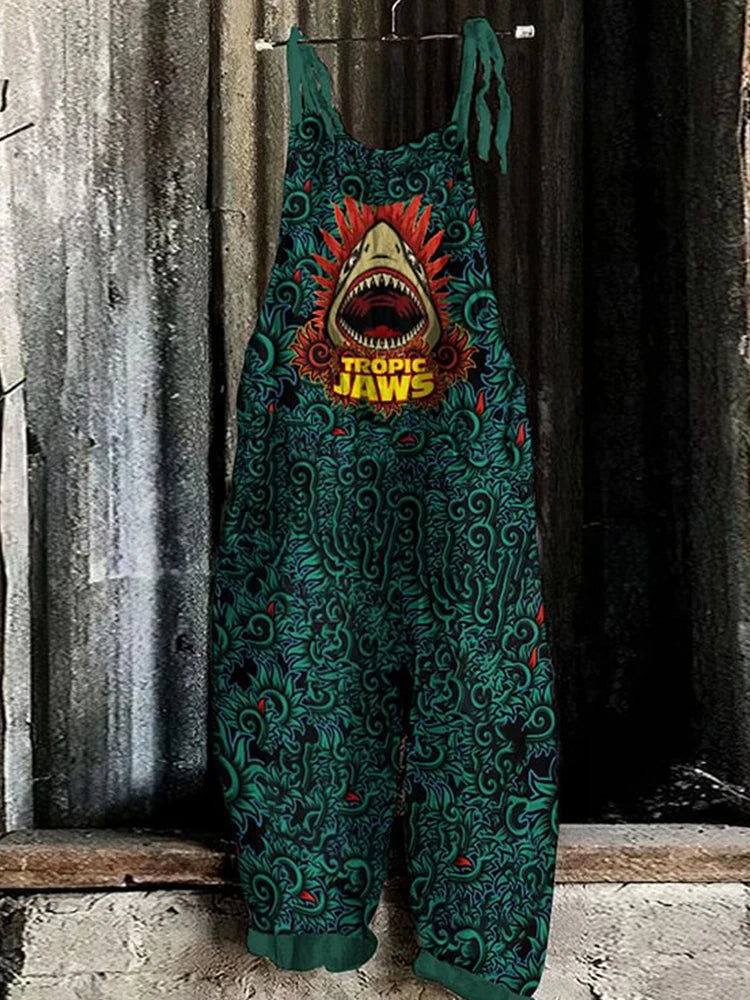 Loose Adjustable Suspension Jumpsuit