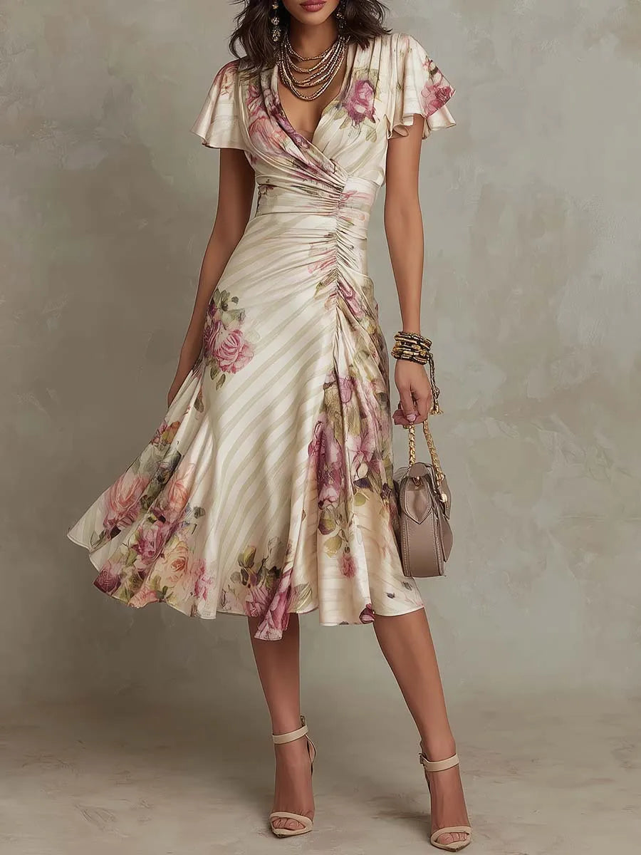Boho Elegance Floral Maxi Dress