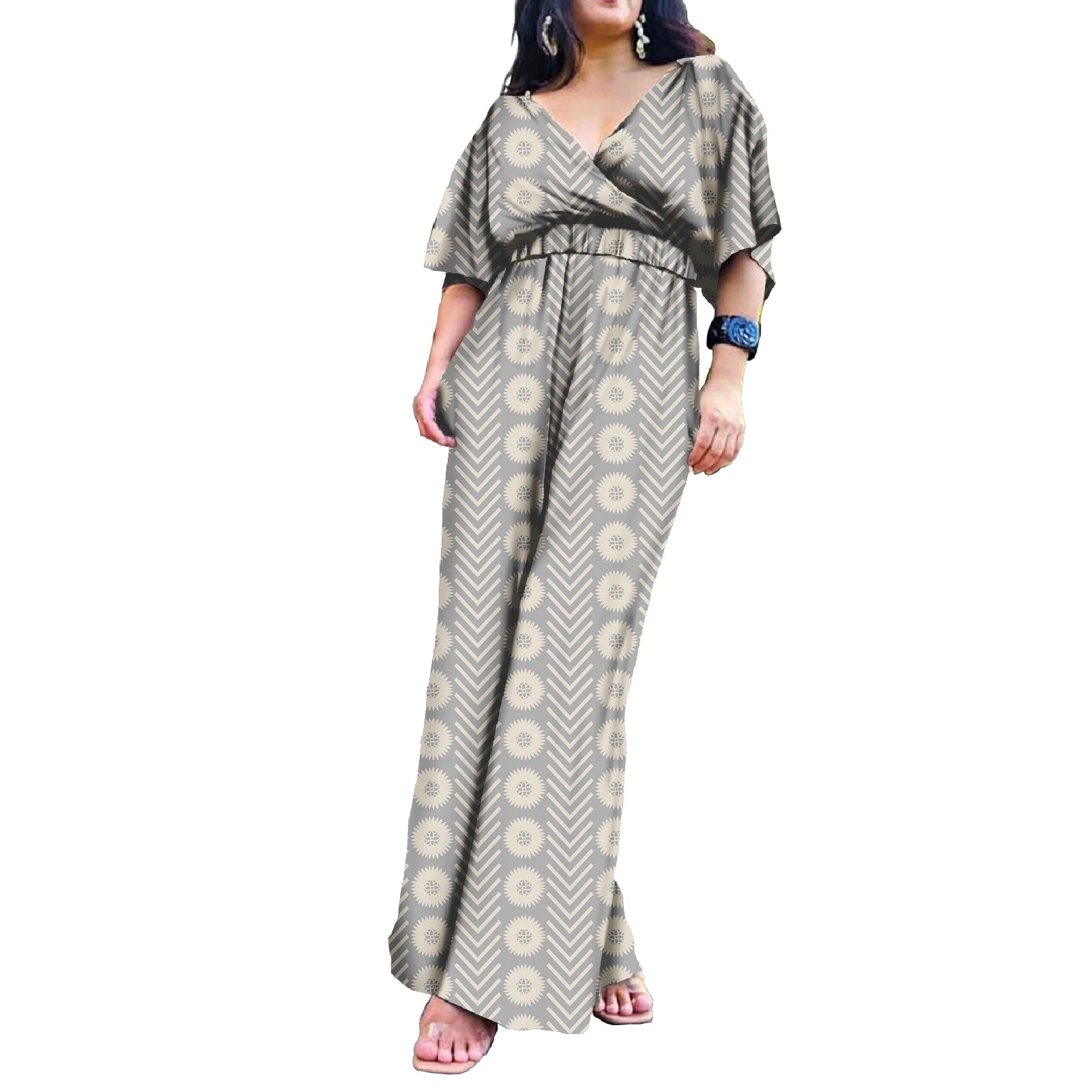 Island Style Hawaii Floral  Polynesian Jumpsuits