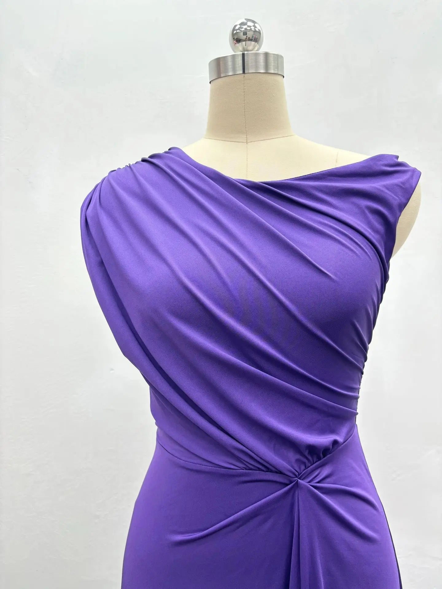 Sexy A Line Skew Collar Sleeveless High Waist Dress