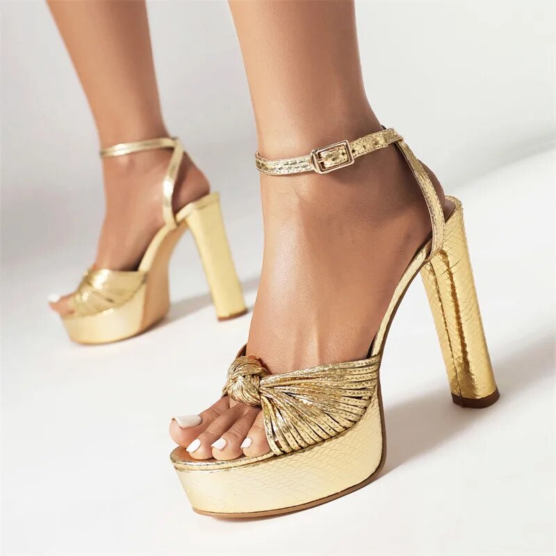 Ankle Strap Sexy  High Heels Platform Sandals