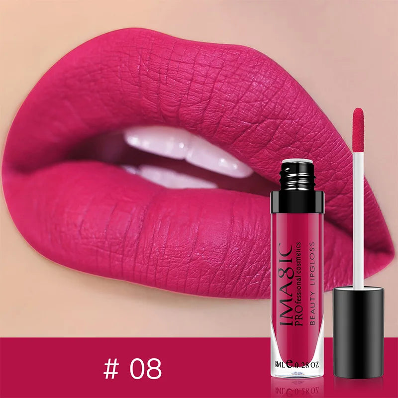 28-Color Sexy Matte Liquid Lipstick