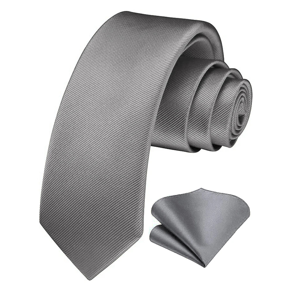 Slim Silk Tie & Pocket Square Set