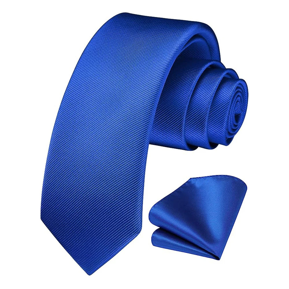 Slim Silk Tie & Pocket Square Set