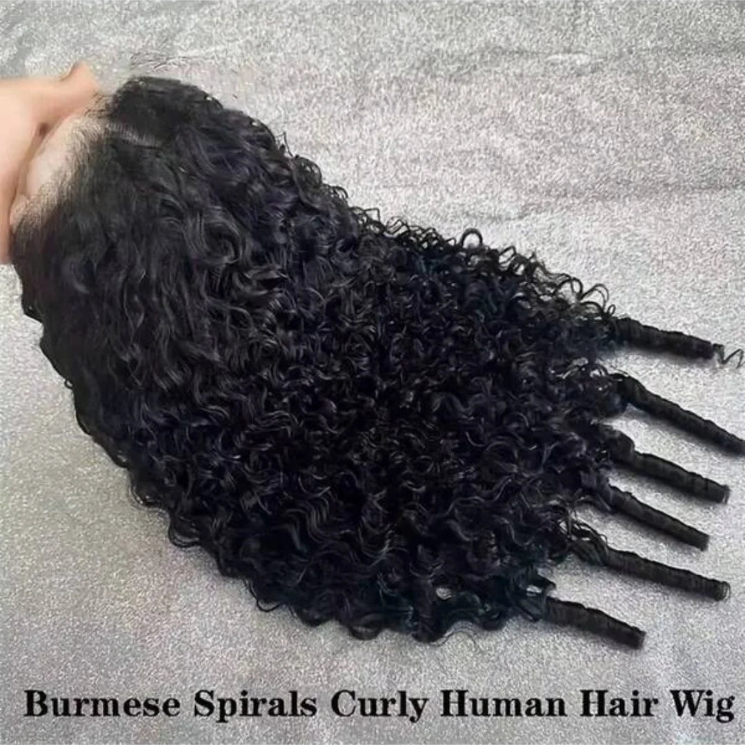 42" Burmese Curly HD Lace Front Human Hair Wig – Ultra Long, Ultra Natural, Ultra Glam
