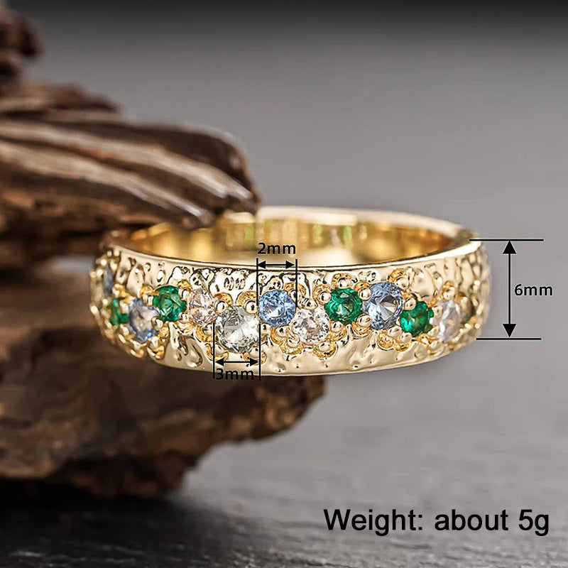 Opulent Dainty Engagement Ring