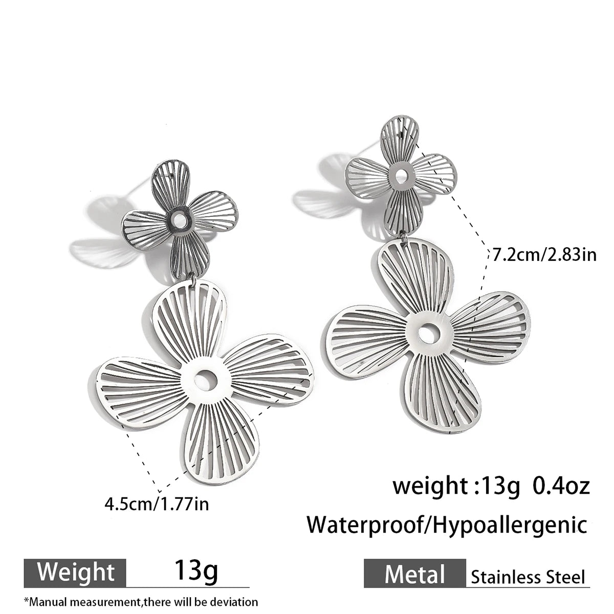 Luxury Glazed Rhinestone Dangle Earrings for Women