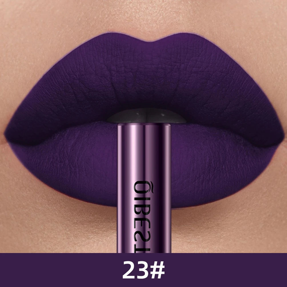 24-Color Matte & Shimmer Liquid Lipstick