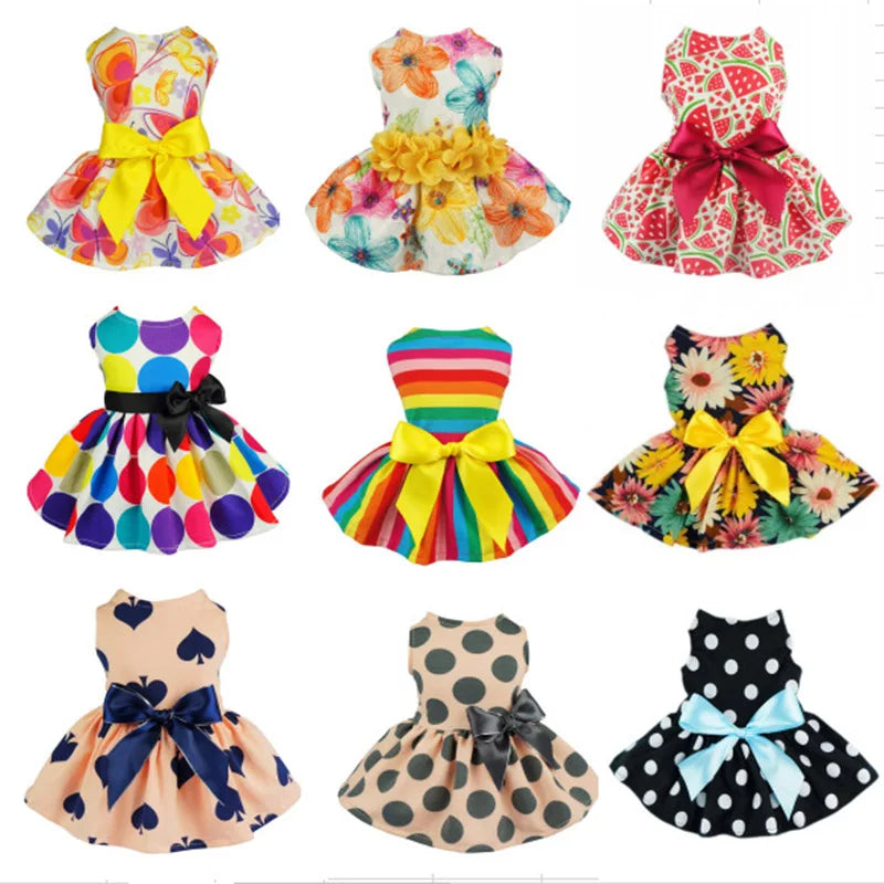 Pet Dress For Dogs Cats