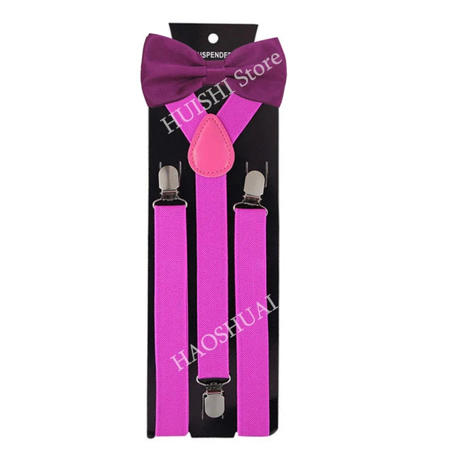 Suspenders Bowtie Sets