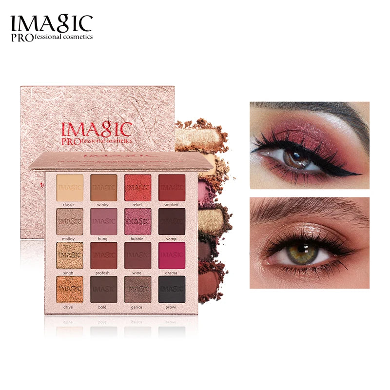 All-in-One Eyeshadow & Body Art Palette – Matte, Shimmer, Highlight & Blush, Waterproof