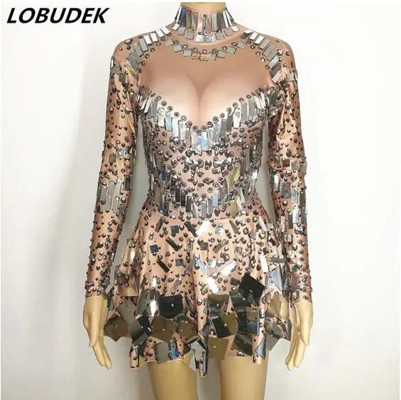 Sequins Club Party Mini Dress
