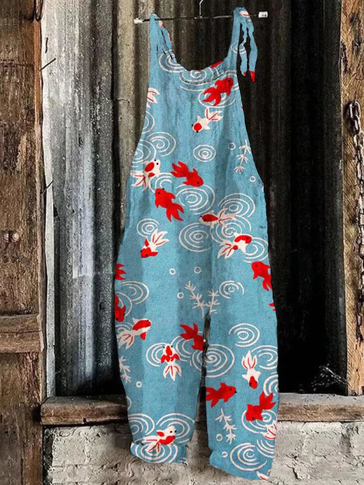 Loose Adjustable Suspension Jumpsuit