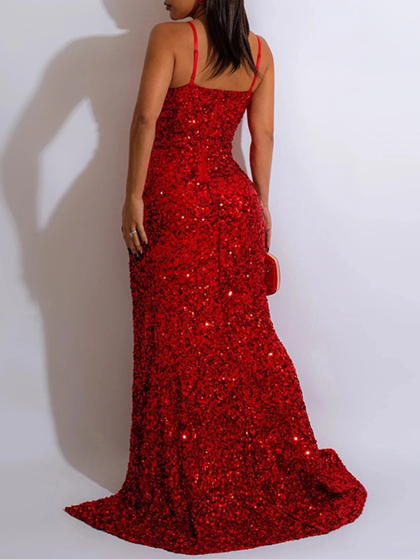 Sexy See Through  Maxi Sequin Summer Dress