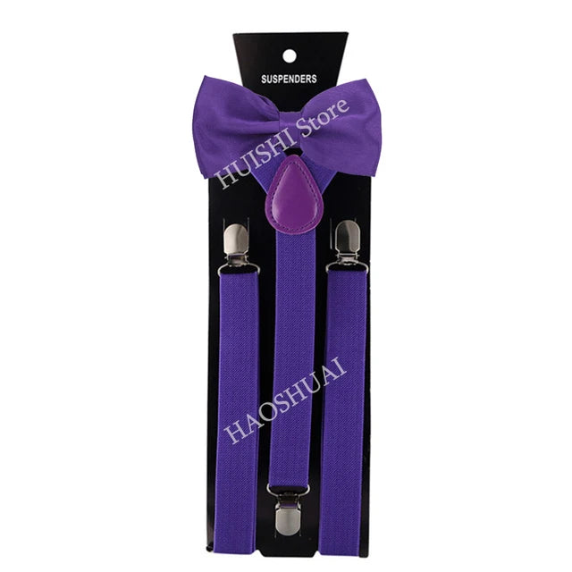 Suspenders Bowtie Sets