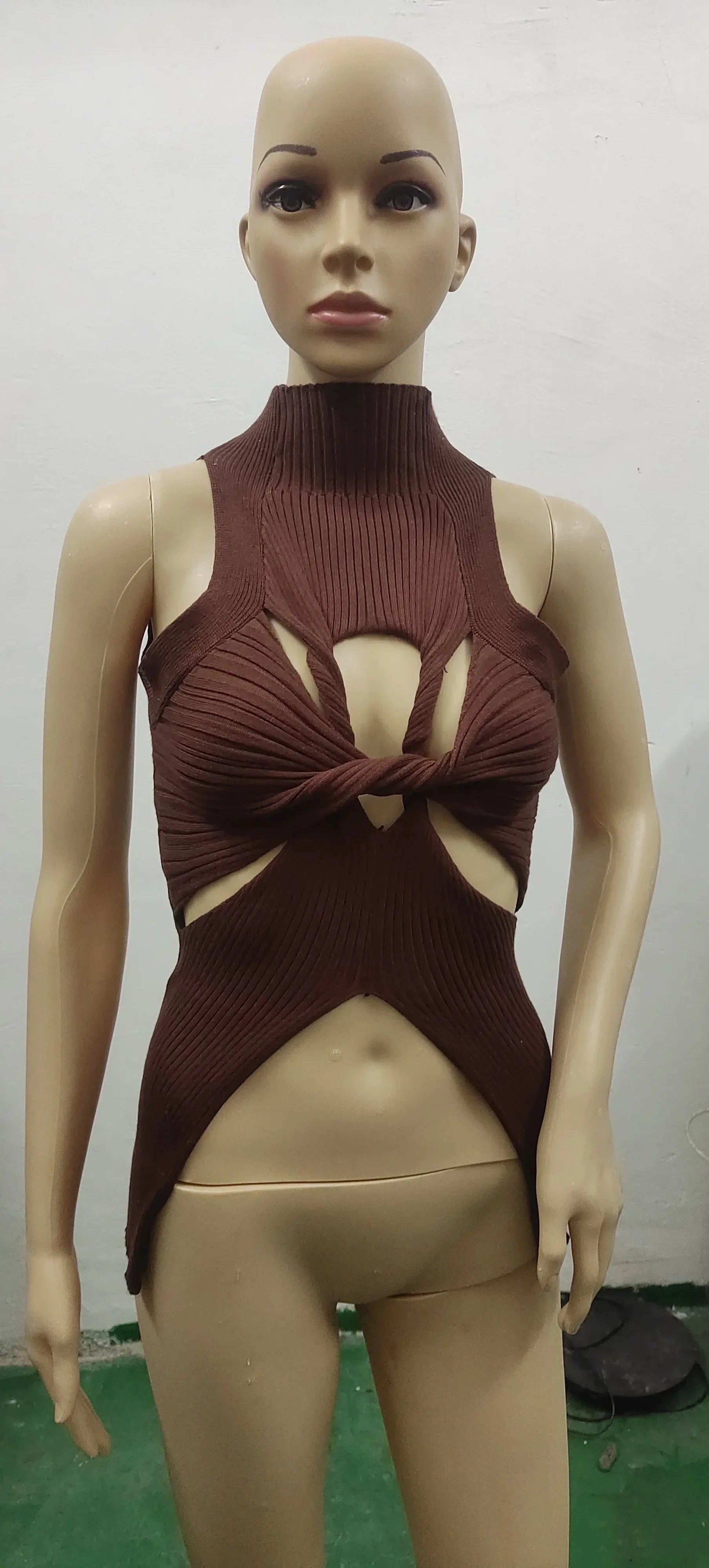 Sexy Hollow Out Knitted Crop Tops