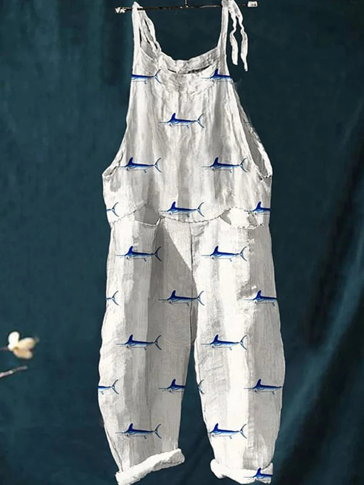 Loose Adjustable Suspension Jumpsuit