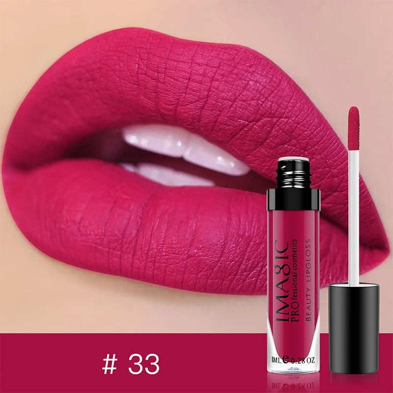 28-Color Sexy Matte Liquid Lipstick