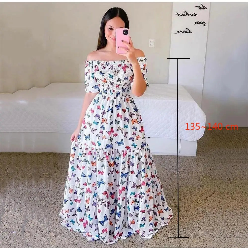 Boho Floral Summer Dress
